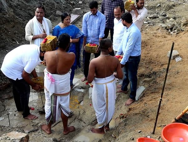 Rajapushpa Imperia Foundation Pooja